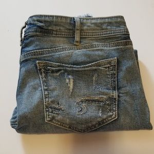 Silver suki skinny crops (last chance! Donatating)